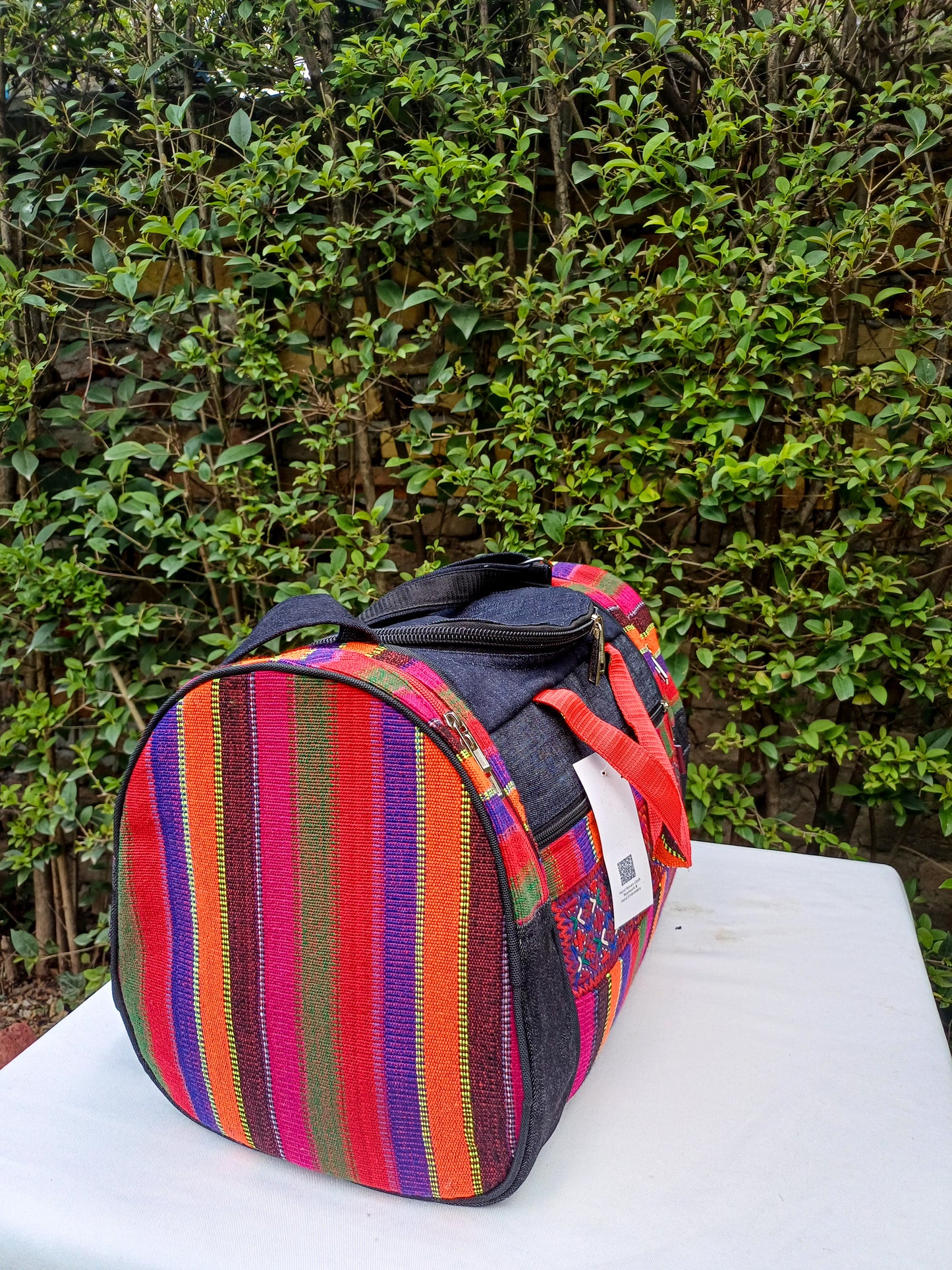 Duffle Bag Red-Multicolour