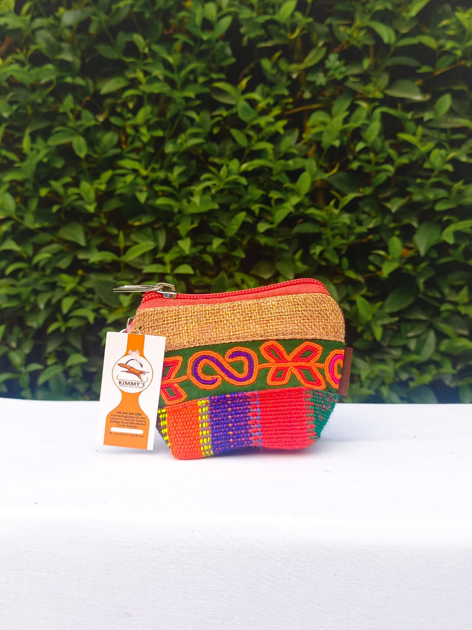 (12) Key Pouch Red-Multicolour