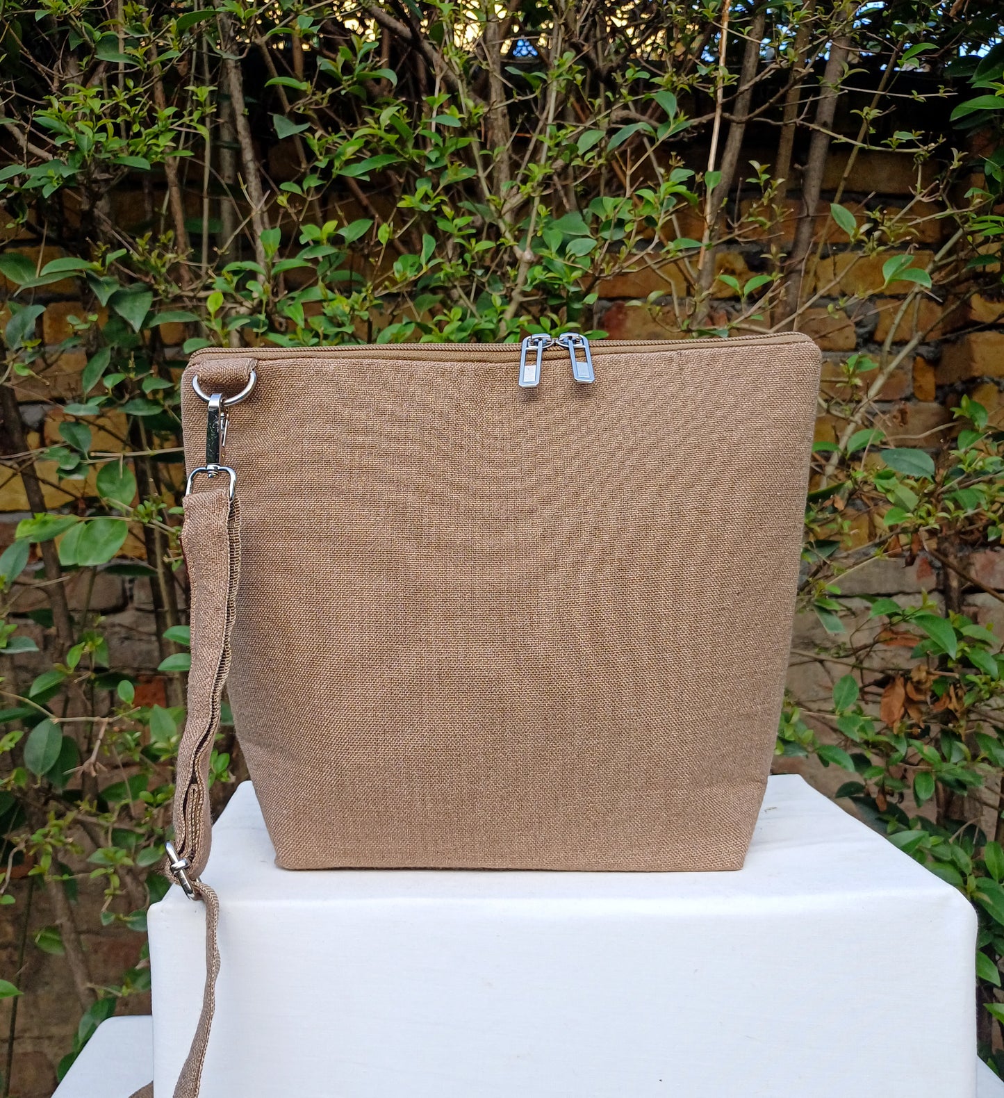 Long Strap Bag Beige
