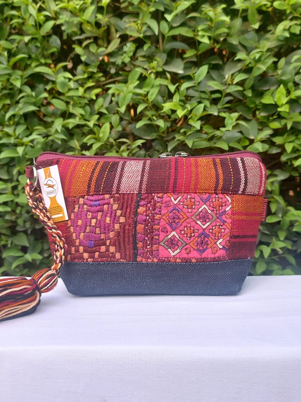 (276) Pouch Brown-Multicolour