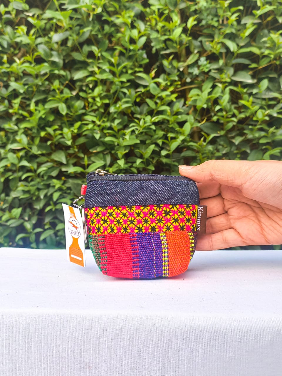 (05) Key Pouch Red-Multicolour