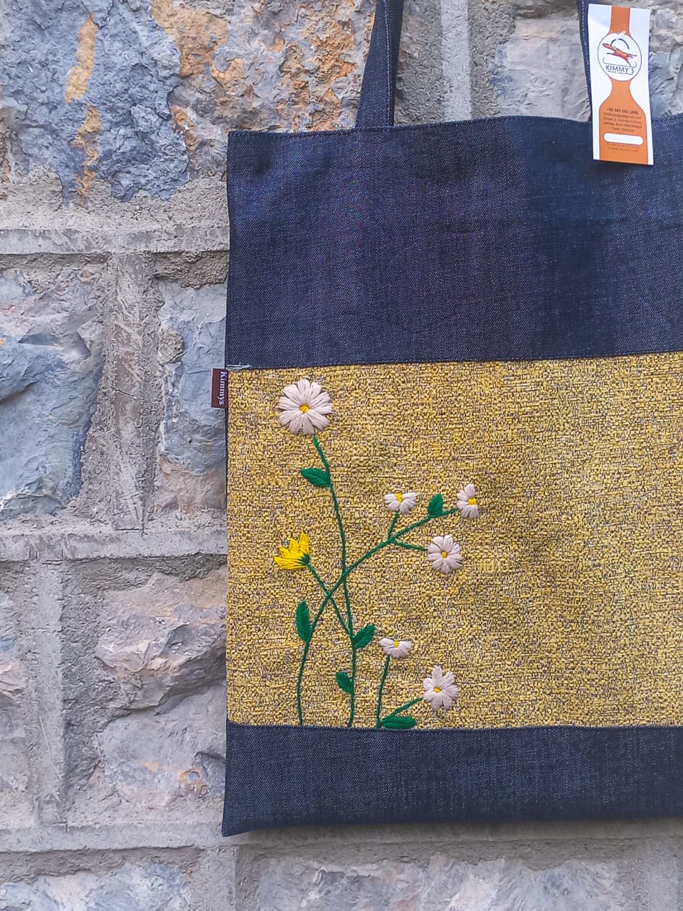 (522) Tote Bag Beige Burlap