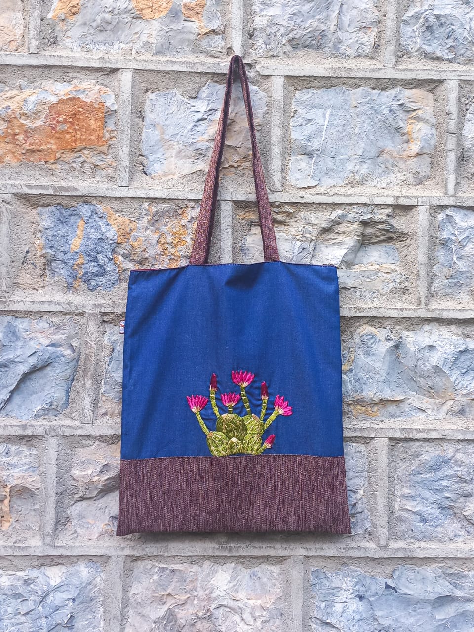 (524) Tote Bag Brown Burlap