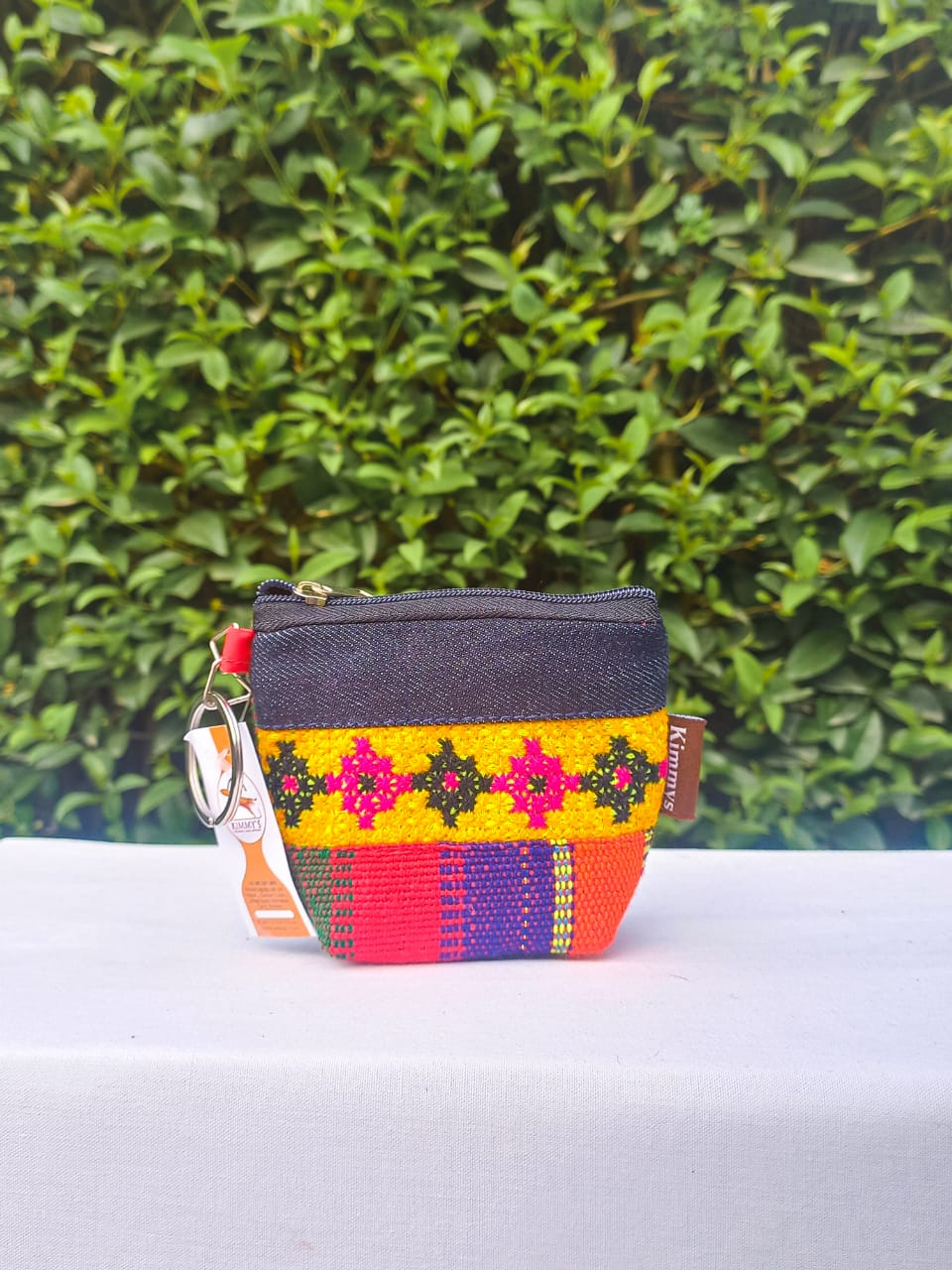 (09) Key Pouch Red-Multicolour