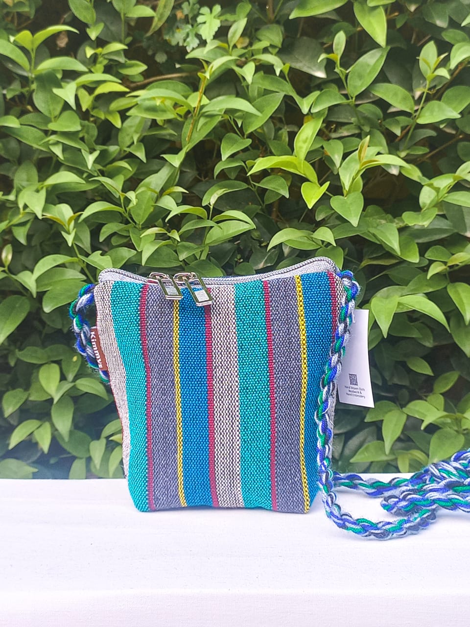 (181) Dori Bag Blue-Multicolour
