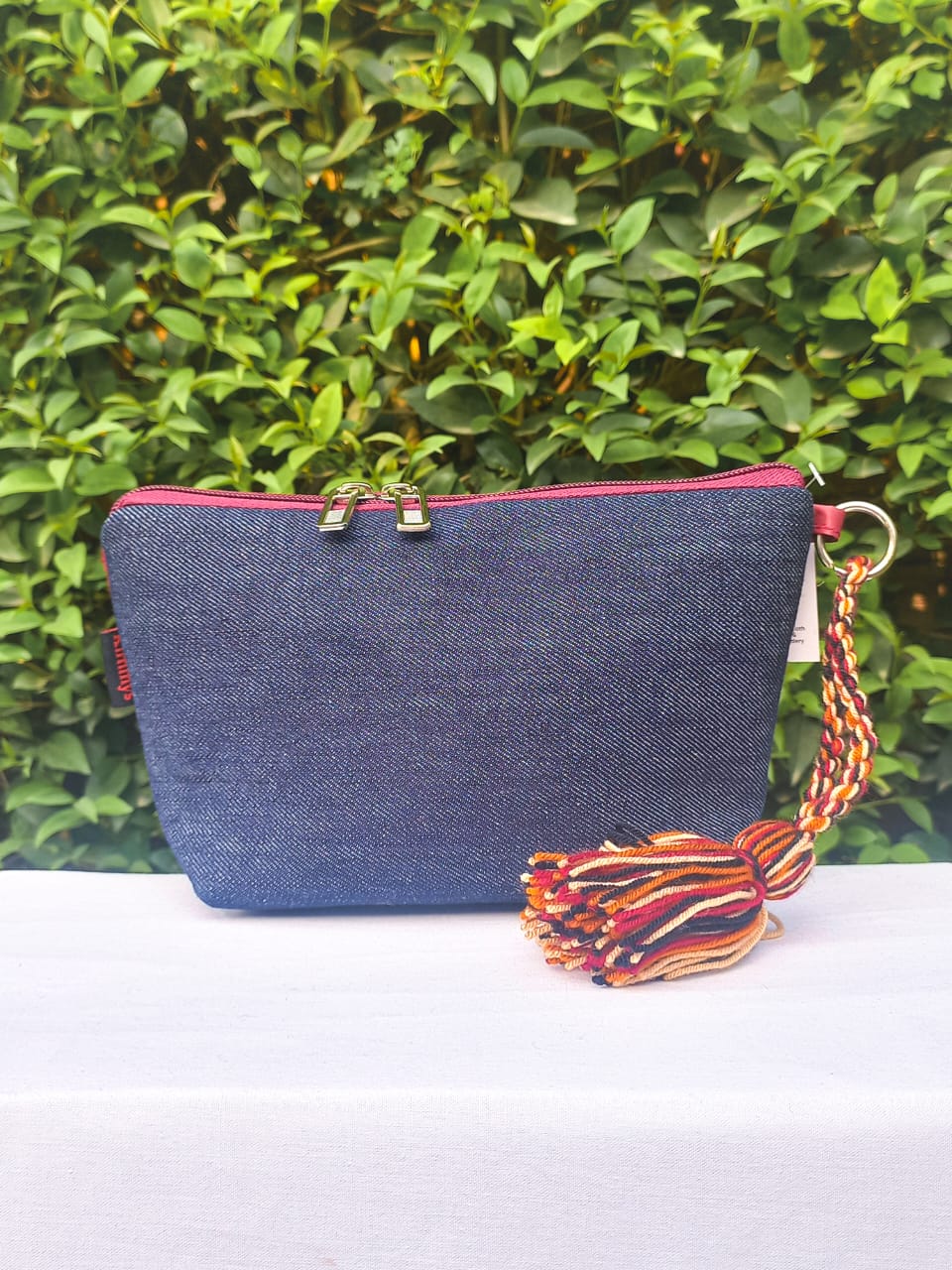 (276) Pouch Brown-Multicolour