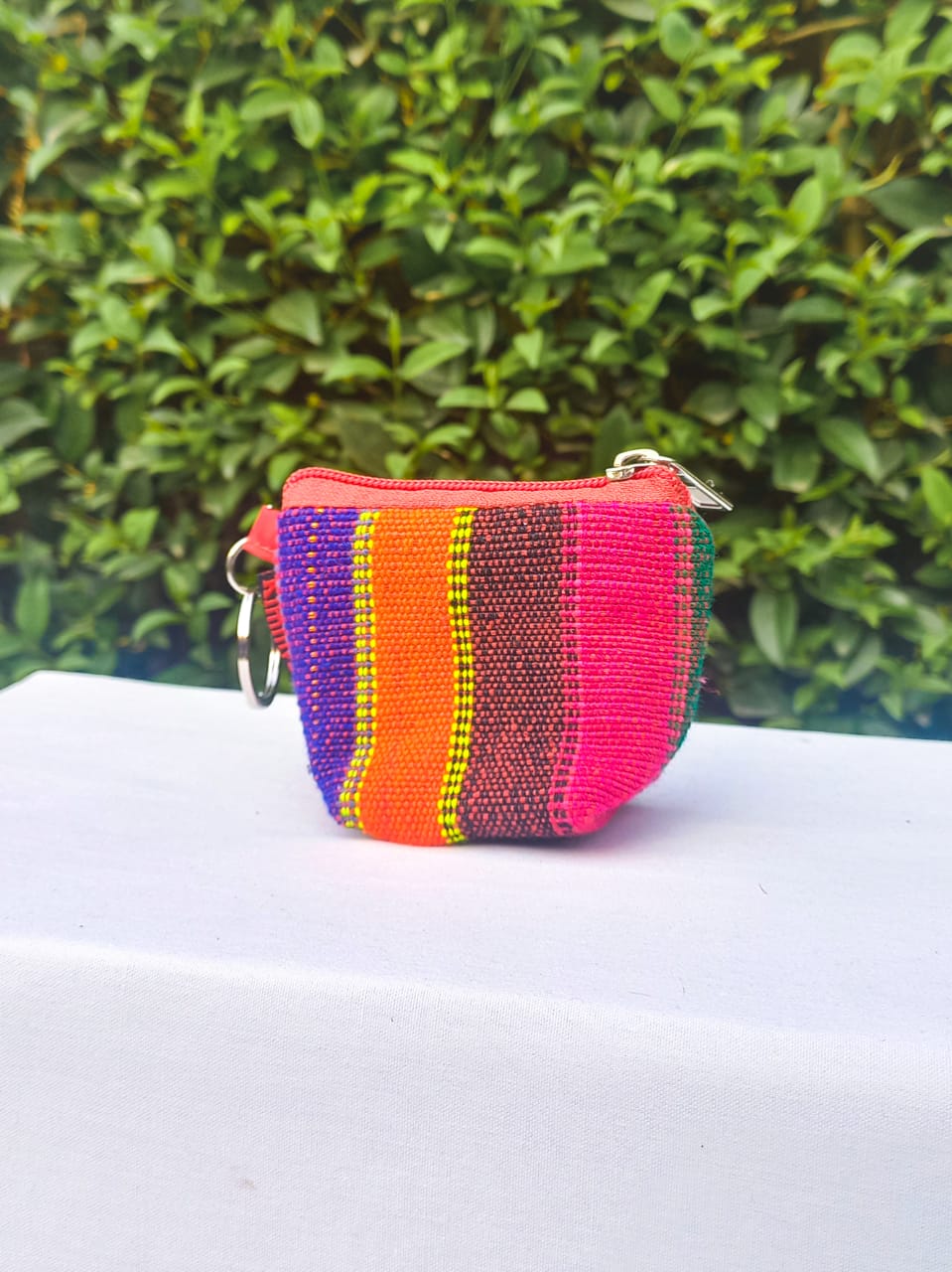 (12) Key Pouch Red-Multicolour