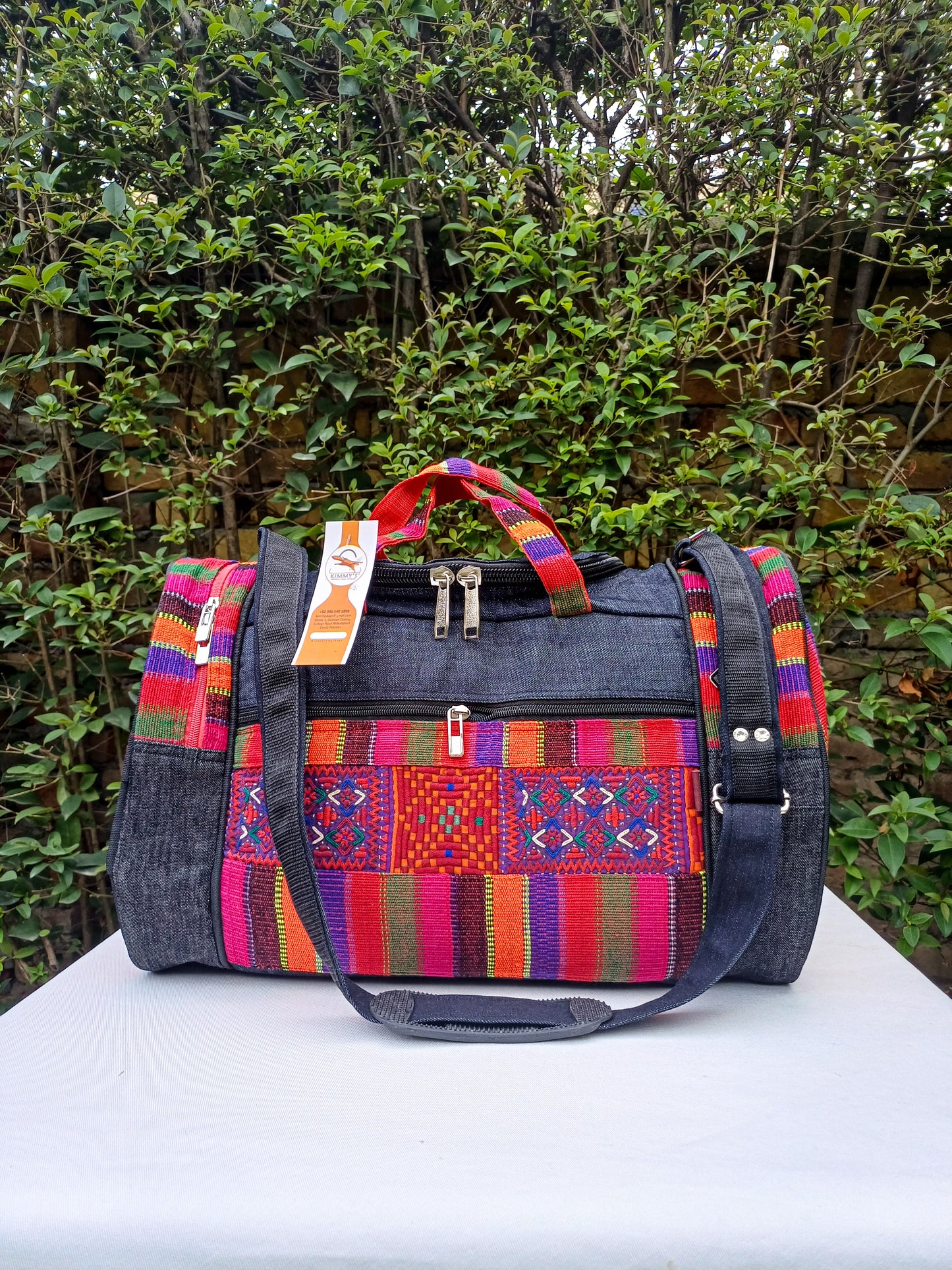 Duffle Bag Red-Multicolour