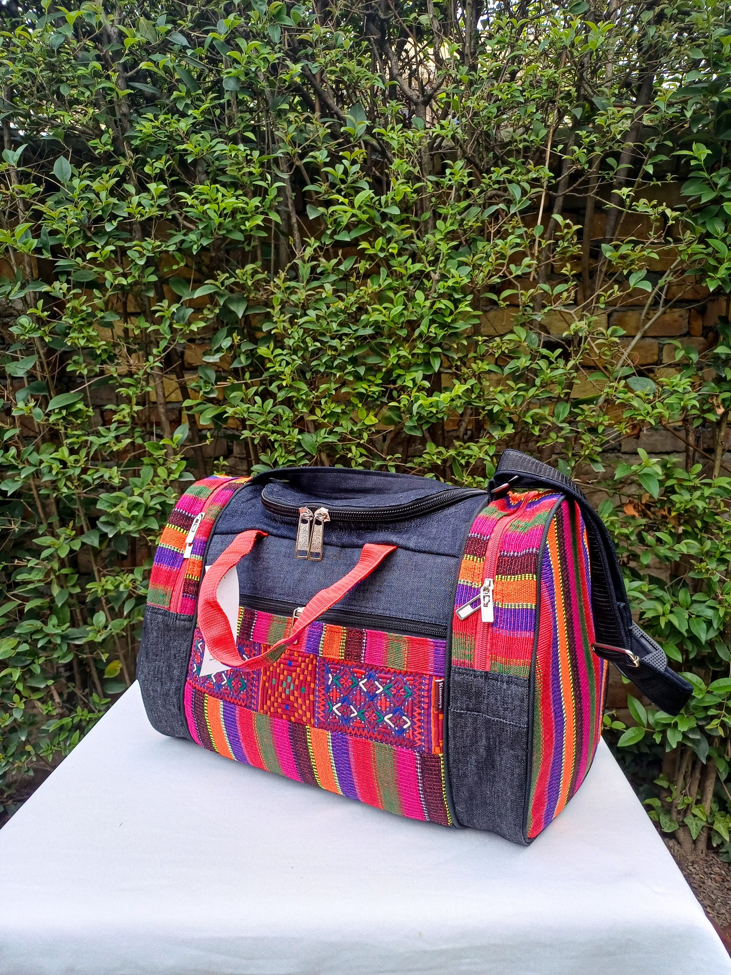 Duffle Bag Red-Multicolour