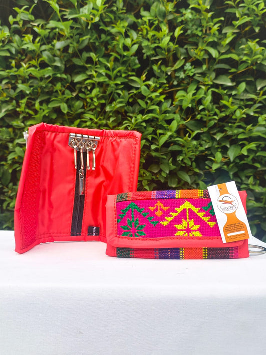 (35) Key Holder Red-Multicolour