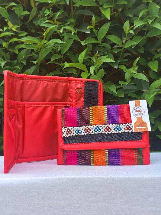 (61) Wallet Red-Multicolour