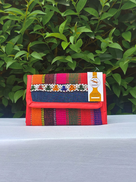 (63) Wallet Red-Multicolour