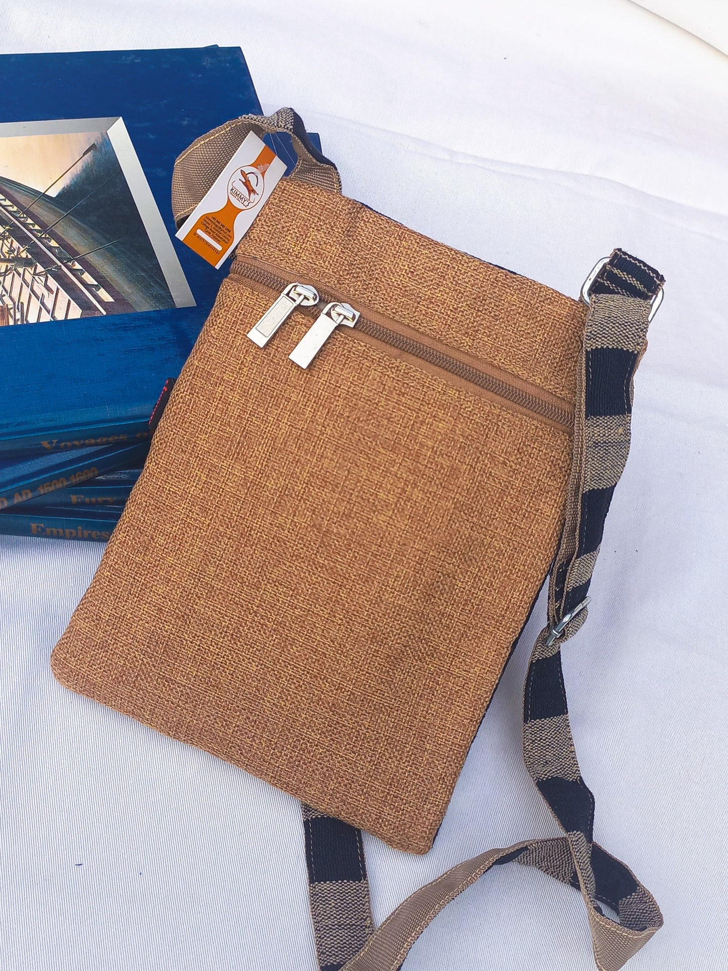 (375) Cross Bag Black And Grey